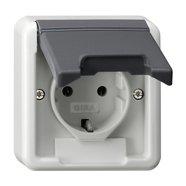 Gira SCHUKO-Steckdose AP gr 445035